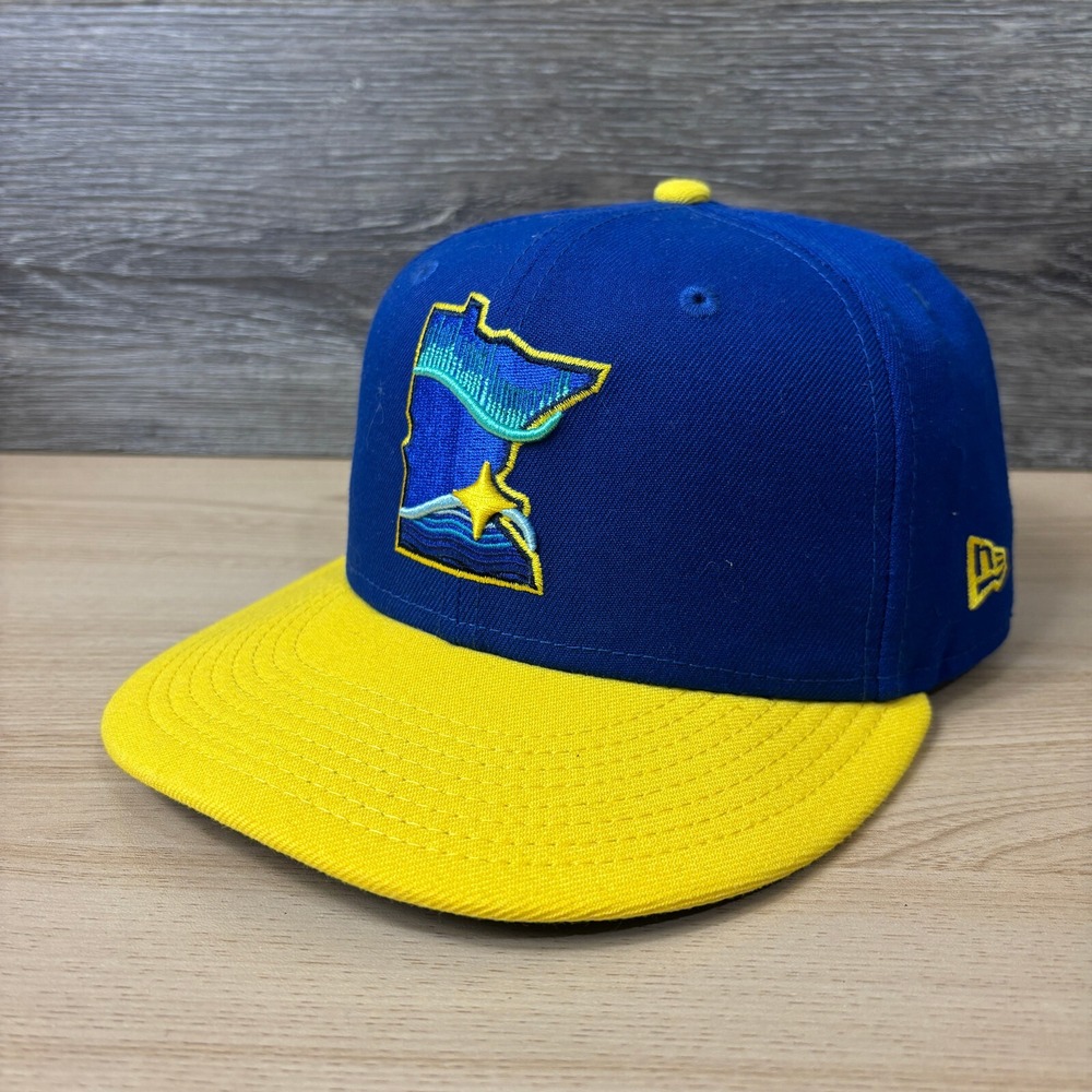 Minnesota Twins Hat Cap Fitted‎ 7 Blue New Era MLB Baseball City Connect